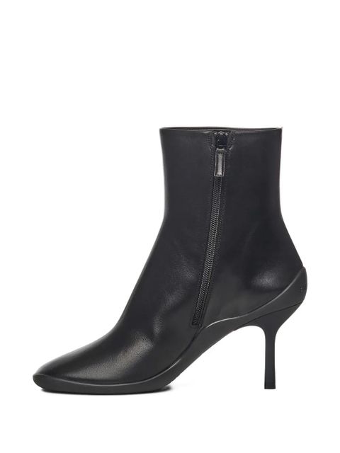 Balenciaga 80mm square-toe leather boots - Black