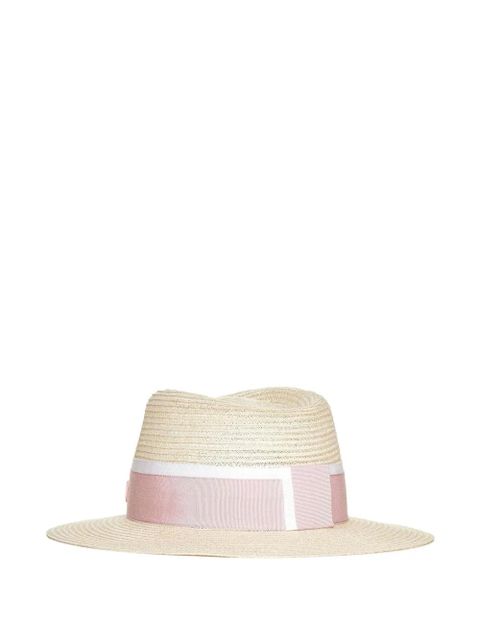 Maison Michel André straw Fedora hat - Neutrals