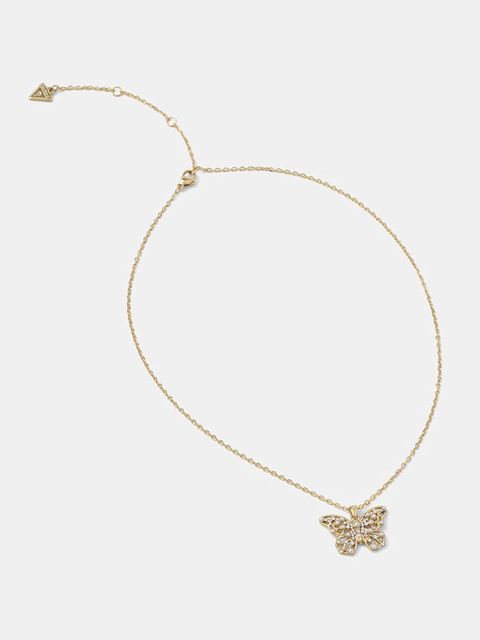 Guess naszyjnik z zawieszką damski ze stali nierdzewnej BORBOLETA - zdjęcie produktu nr 2