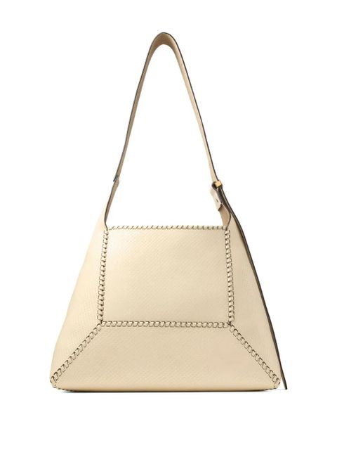 Jimmy Choo medium Diamond Hobo leather shoulder bag - Neutrals - zdjęcie produktu nr 2
