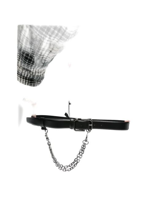 The Attico chain-detail belt - Black - zdjęcie produktu nr 1