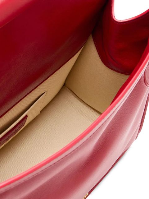 Jacquemus golden hardware clutch bag - Red