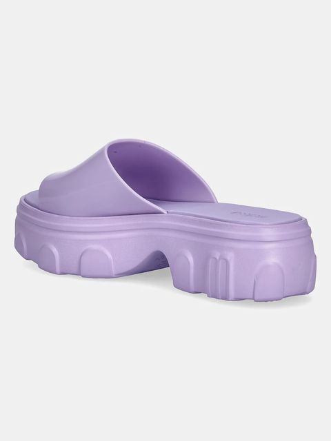 Melissa klapki MELISSA ELLA SLIDE AD damskie kolor fioletowy na platformie M 35882.BH683