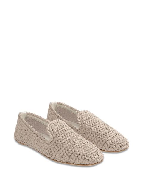 Moncler braided slip-on loafers - Neutrals - zdjęcie produktu nr 2