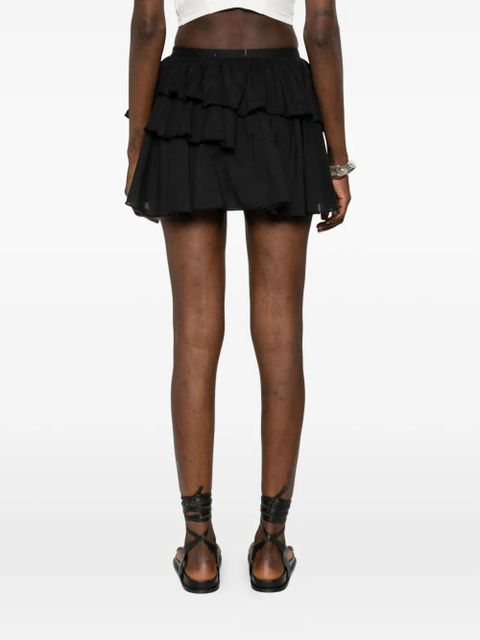 Gimaguas Joan ruffled mini skirt - Black