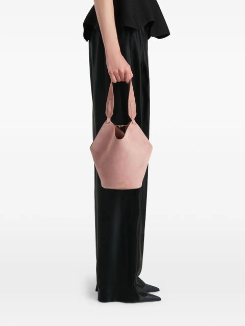 KHAITE logo-motif tote bag - Pink - zdjęcie produktu nr 2