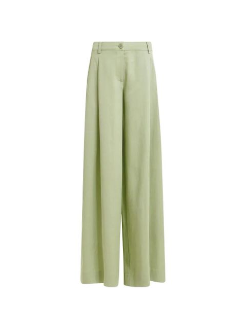 Essentiel Antwerp pleated wide-leg trousers - Green - zdjęcie produktu nr 1