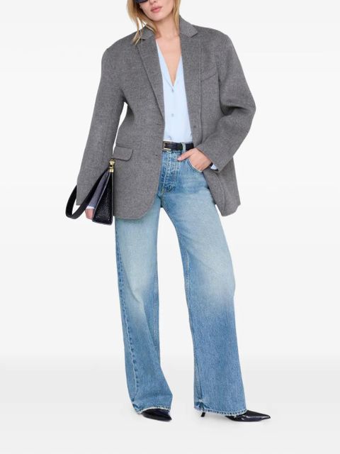 ANINE BING Bethany button shirt - Blue