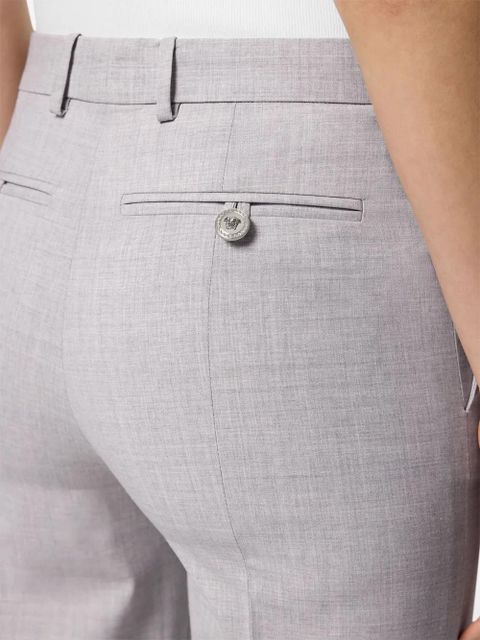Versace tailored straight-leg trousers - Grey