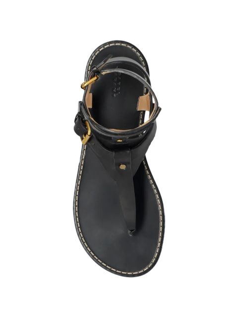 ISABEL MARANT buckle strap sandals - Black