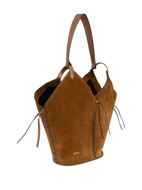 ISABEL MARANT Tampa suede shoulder bag - Brown