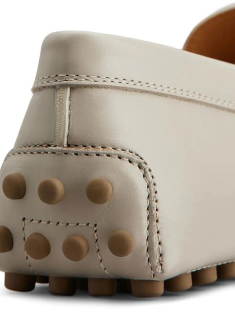 Tod's leather loafers - White