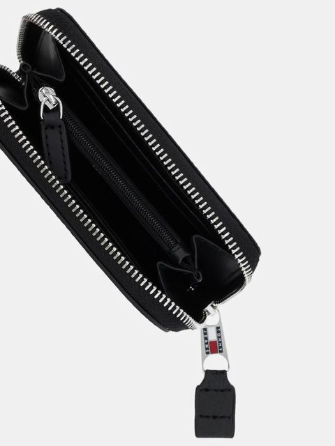 Tommy Jeans portfel damski kolor czarny AW0AW17584