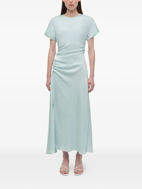 Simkhai Marabella side-gathered maxi dress - Blue - zdjęcie produktu nr 1