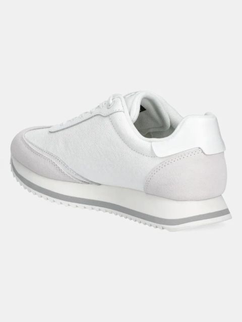 Calvin Klein sneakersy RUNNER LACE UP - MONO MIX kolor biały HW0HW02294