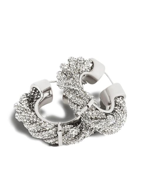 Aquazzura Scintilla hoop earrings - Silver