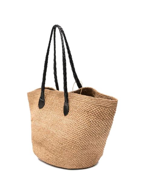 DRAGON DIFFUSION x Sovani raffia shoulder bag - Neutrals - zdjęcie produktu nr 2