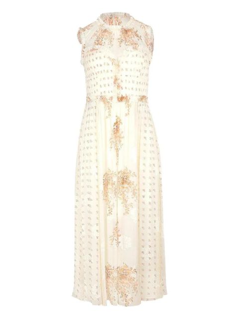 Ulla Johnson Kasia floral-print dress - Neutrals - zdjęcie produktu nr 1