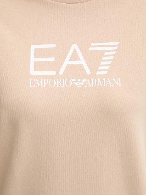 EA7 Emporio Armani dres damski kolor beżowy AF13135.7W000115