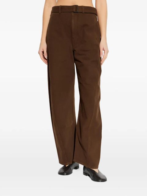 LEMAIRE belt trousers - Brown