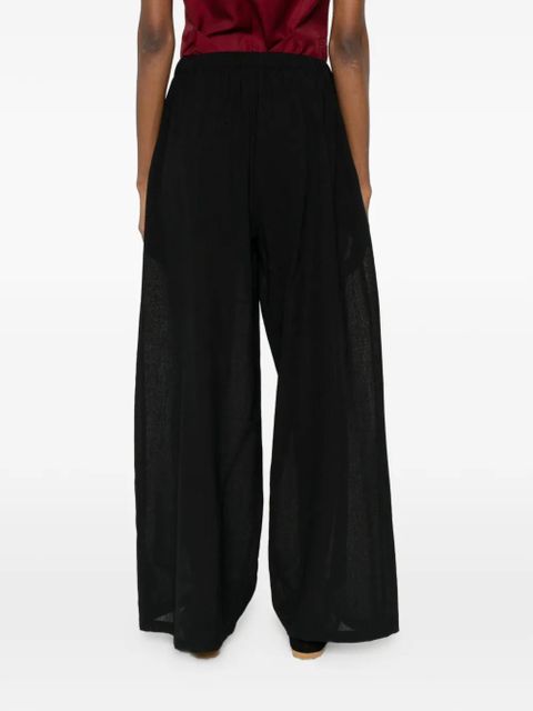 Eleh wide-leg trousers - Black