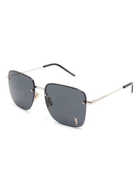 Saint Laurent Eyewear square-frame sunglasses - Gold - zdjęcie produktu nr 2