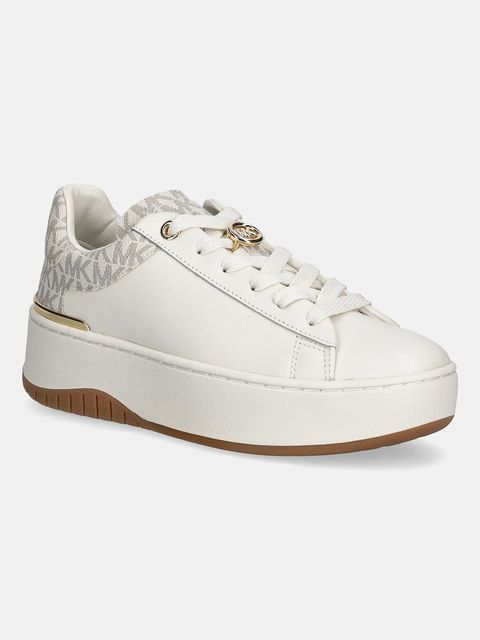 MICHAEL Michael Kors sneakersy Dottie Lace Up damskie kolor kremowy 43F5DTFS6L.150 - zdjęcie produktu nr 1