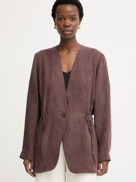 BOSS marynarka jednorzędowa damska z lyocellu JASIANATI - zdjęcie produktu nr 1