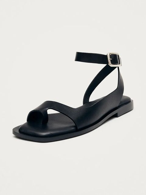 Alohas sandały z odkrytą piętą damskie skórzane Tebas - zdjęcie produktu nr 1