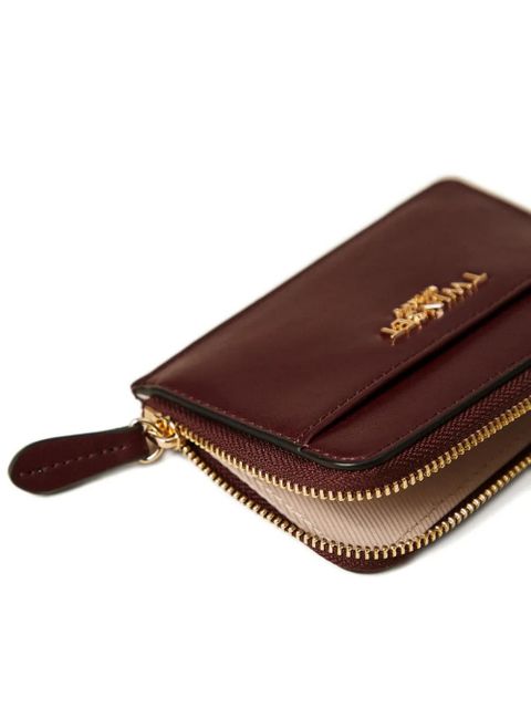 TWINSET zip-around cardholder - Brown