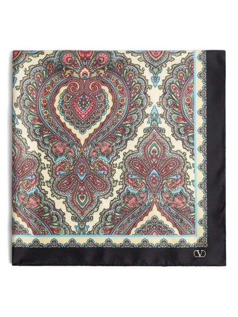 Valentino Garavani silk scarf - Neutrals - zdjęcie produktu nr 1