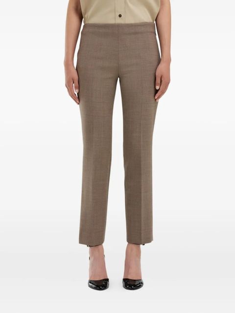 Ferragamo pressed-crease trousers - Brown