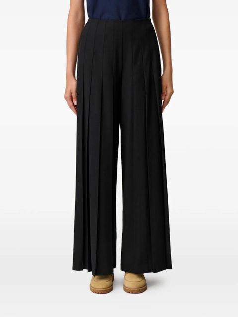 Claudie Pierlot pleated palazzo pants - Black