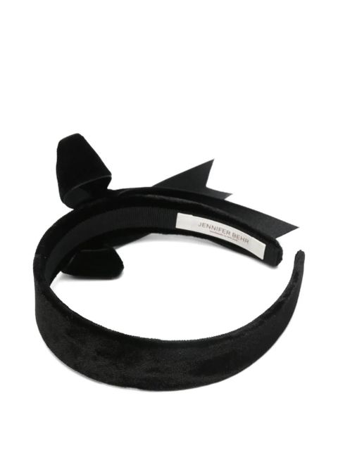 Jennifer Behr bow-embellishment hair band - Black