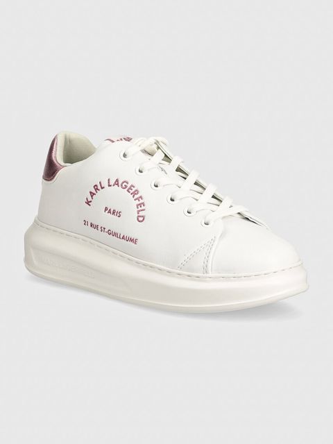 Karl Lagerfeld sneakersy skórzane KAPRI kolor biały KL62539F - zdjęcie produktu nr 1