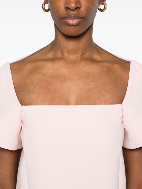 KHAITE Benji mini dress - Pink