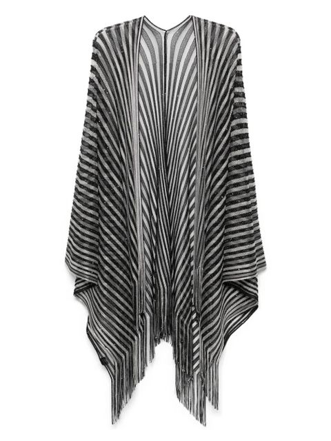 Missoni striped cape - Black - zdjęcie produktu nr 1