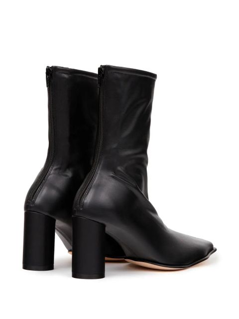 MM6 Maison Margiela Trunk leather boots - Black