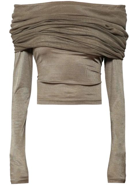 Christopher Esber Sonora Veiled top - Neutrals - zdjęcie produktu nr 1