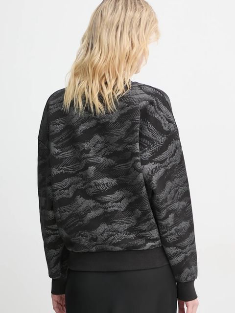 G-Star bluza bawełniana damska kolor szary wzorzysta D25169-D865