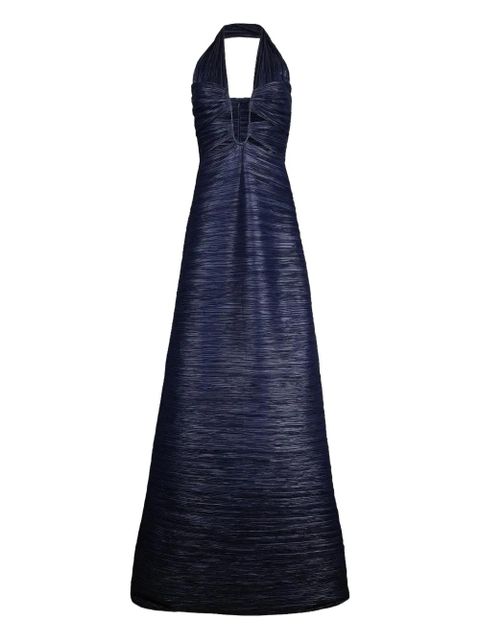 Cult Gaia Jahzara halter-neck dress - Blue - zdjęcie produktu nr 1