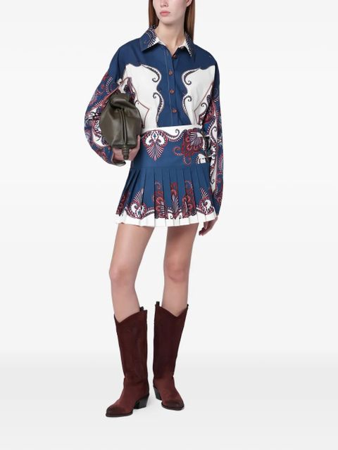 FARM Rio Arabesque long sleeve shirt - Blue - zdjęcie produktu nr 2