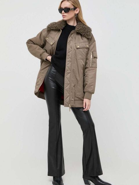 BOSS sweter wełniany damski kolor czarny