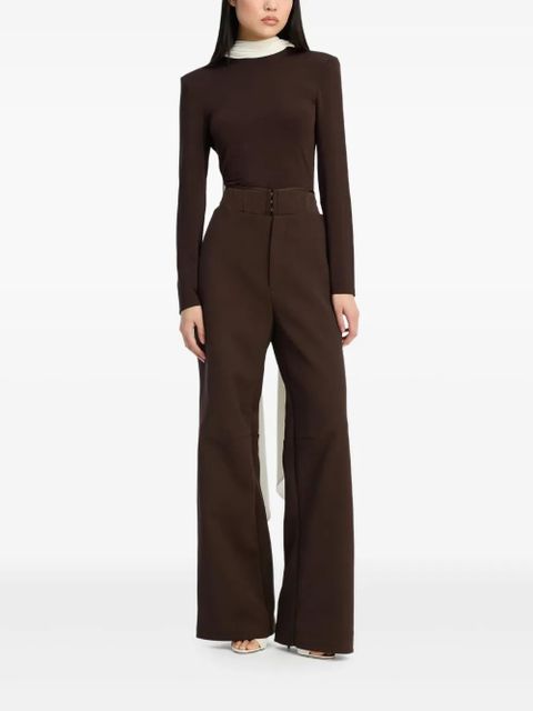 ROTATE BIRGER CHRISTENSEN corset tailored trousers - Brown - zdjęcie produktu nr 2