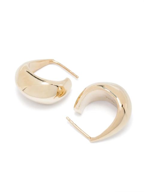 LEMAIRE curved mini drop earrings - Gold