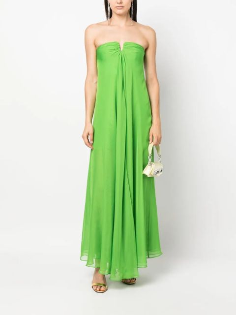 Cult Gaia Janelle strapless gown - Green - zdjęcie produktu nr 2