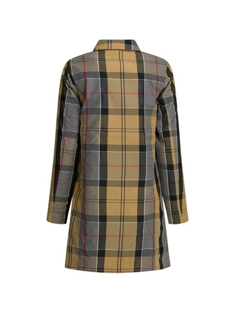 Barbour Babbity reversible check-pattern trench coat - Neutrals