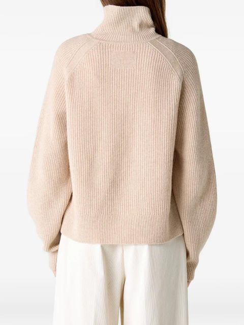 Guest In Residence cropped rib turtleneck - Neutrals