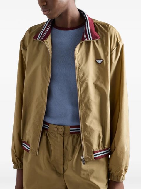 Prada lightweight Re-Nylon blouson jacket - Neutrals