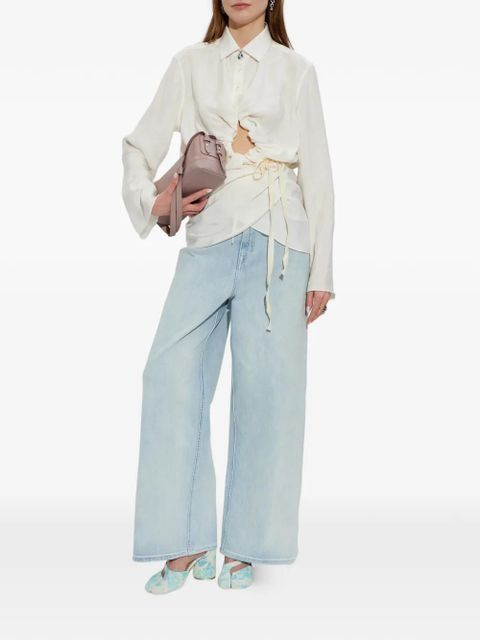 Maison Margiela tie-waist shirt - Neutrals - zdjęcie produktu nr 2